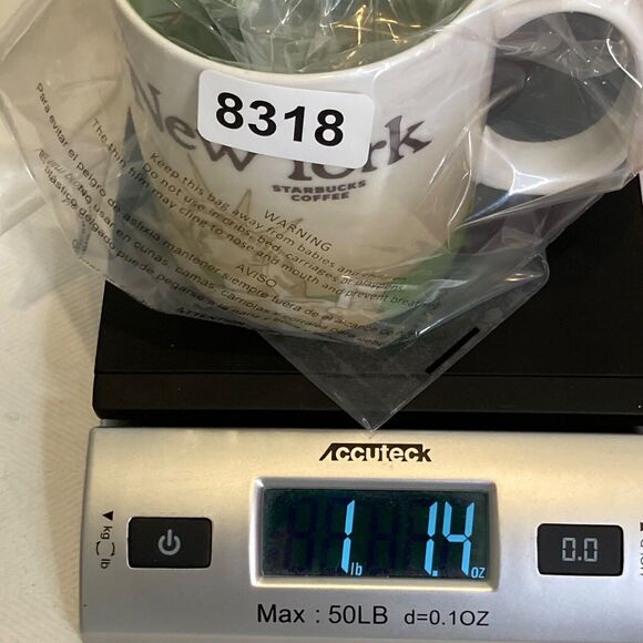 Starbucks New York Icon City Collector Series 16 oz Coffee Cup Mug Liberty NWOT - Picture 8 of 9